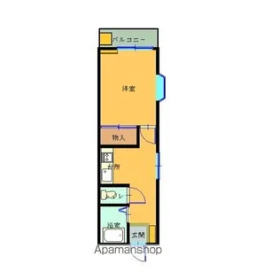 早川ビレッジ【3階】の間取り