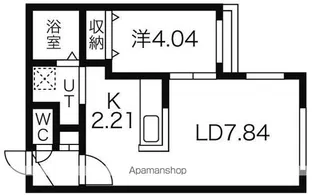 ガーデンハウス菊水【4階】の間取り