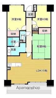 ベルジュ成子坂【3階】の間取り