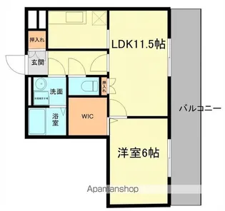 セジュールイマチ【307号室】の間取り