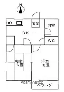チェリー小栗ハイツ【2階】の間取り