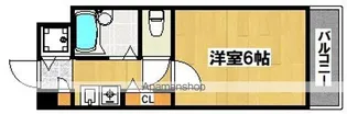プレサンス阿倍野阪南町【3階】の間取り