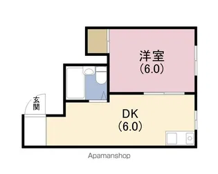 シャルム緑橋【3階】の間取り