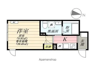アドバンスヒルズ【303号室】の間取り