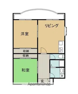トゥインクルUNO【3階】の間取り