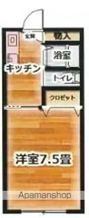 ジュネスクリエイトⅦ【202号室】の間取り