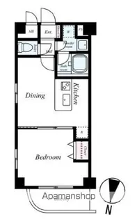 グリフォーネ横浜・伊勢町【4階】の間取り