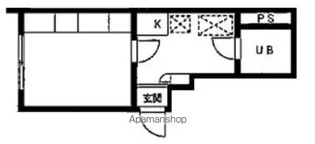 東京都中野区弥生町1丁目【マンション】の間取り
