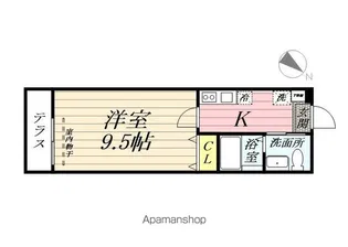 QUIET CRAB HOUSE マニータ【1階】の間取り