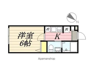 クエスト稲毛【203号室】の間取り