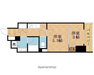 ウエリスアーバン守口【517号室】の間取り