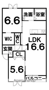 JAM’S(ジャムズ)【3階】の間取り