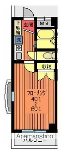 ラピス第三ビル【6階】の間取り
