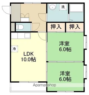 アカデメイアおたまや【1階】の間取り