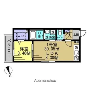 シエルドール南柏【2階】の間取り