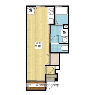 アルト祝谷【101号室】の間取り