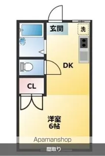 金子マンション【1階】の間取り