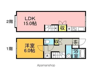 レオネクスト耳納【106号室】の間取り
