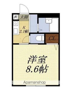 ディアス富丘【1階】の間取り