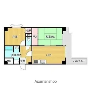 パセオ【4階】の間取り