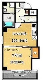 PEAR RESIDENCE CENTRAL PARK【6階】の間取り