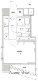 ファーストリアルタワー新宿【9階】の間取り