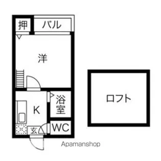 プルミエール浄心【2階】の間取り