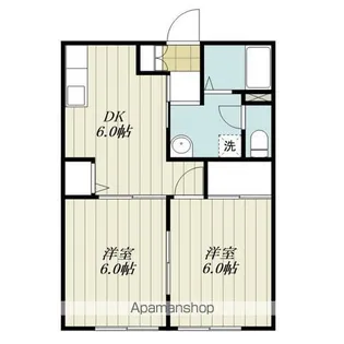 ディアス清水【105号室】の間取り