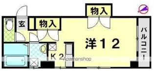 松戸トシオビル【6階】の間取り
