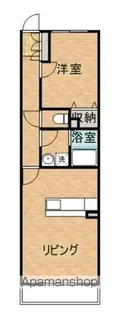 リアン志比田【3階】の間取り