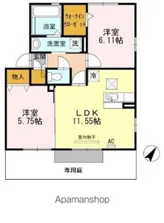 フィオレット B【1階】の間取り