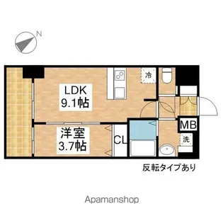 プレサンス上前津ディアシス【9階】の間取り