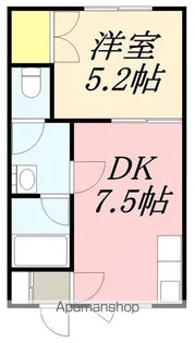 メイプルハイム美原【1階】の間取り