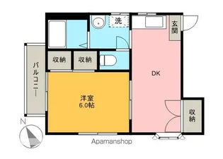 ハイム・カメリア【1階】の間取り