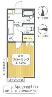 グリチネ加平【1階】の間取り