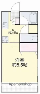 コーポBEEHOUSE【2階】の間取り