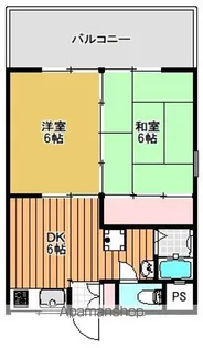 小斉平ハイツC棟【1階】の間取り