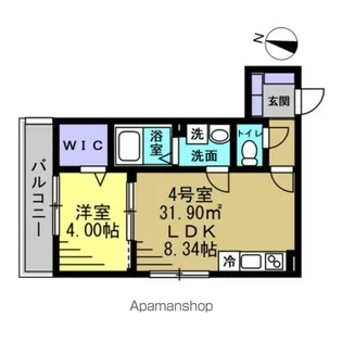 メゾン・ド・PLUM蘇我【1階】の間取り