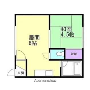 ノースシティⅠ【103号室】の間取り