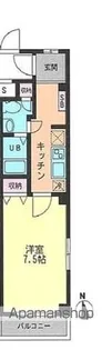レクサス鎌ヶ谷【3階】の間取り