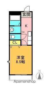 ベルボナール【1階】の間取り