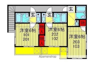 アネシス柏Ⅰ【2階】の間取り
