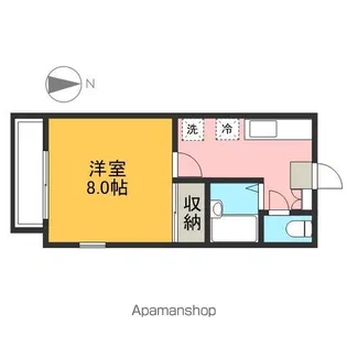コーポM2【201号室】の間取り