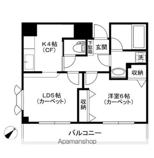宮元町齋藤ビル【8階】の間取り