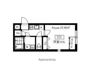 シンビオーシス本所【1階】の間取り