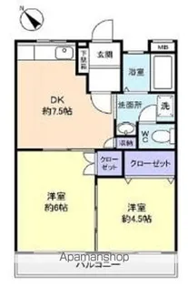 FELIA西習志野【1階】の間取り