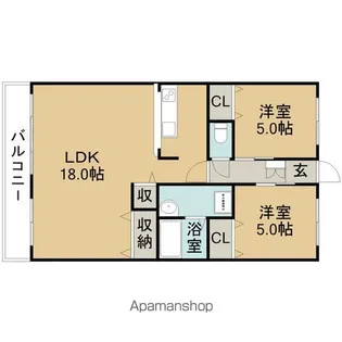 セレクトドゥ【2階】の間取り