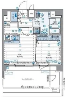 パティーナ住吉【6階】の間取り