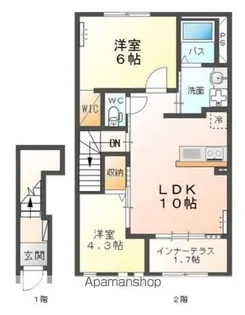 AMBITIONⅢ【2階】の間取り