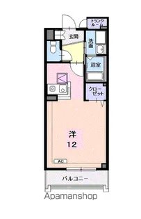 スターブル【106号室】の間取り